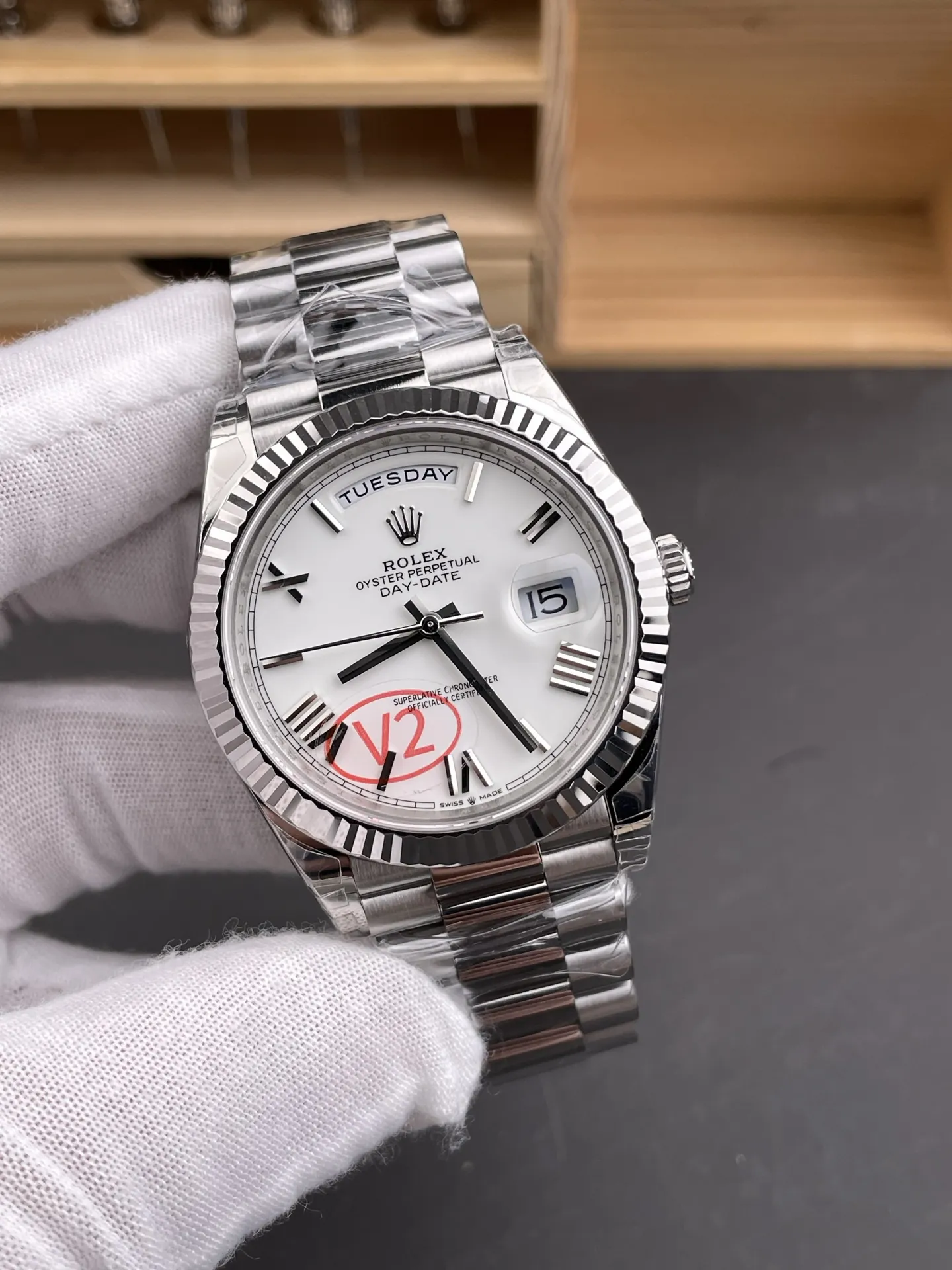 Rolex Day-Date White 40mm