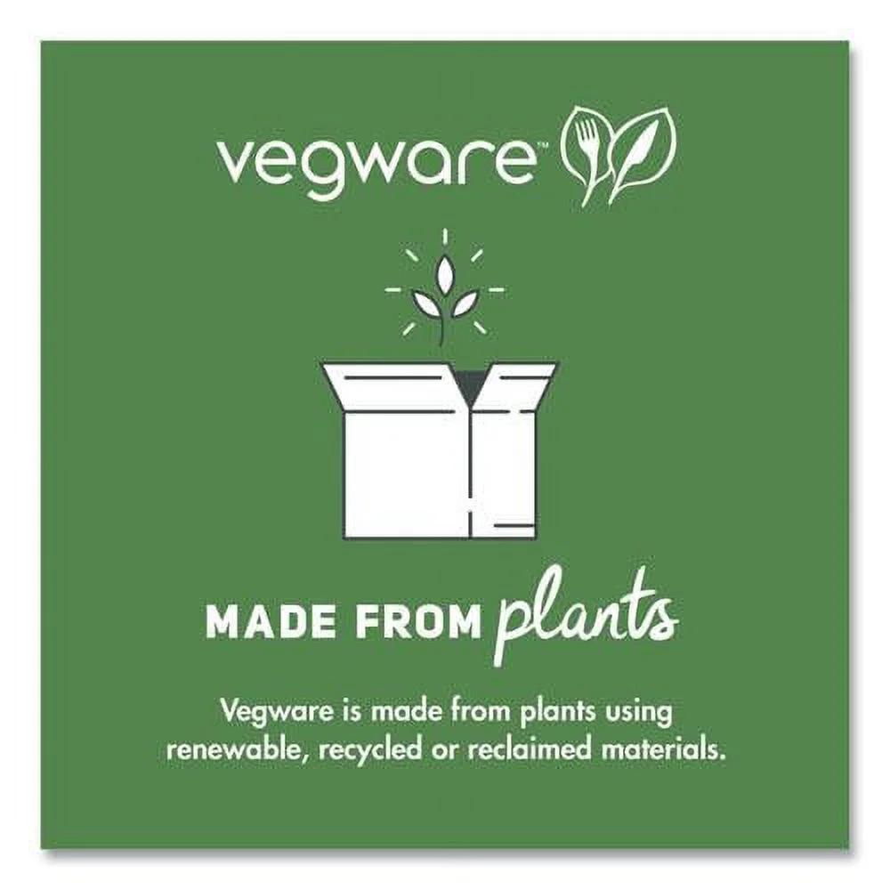 Vegware Nourish Molded Fiber Tableware, Compostable, Bowl, Sugarcane, 12 oz, White, 1,000/Carton