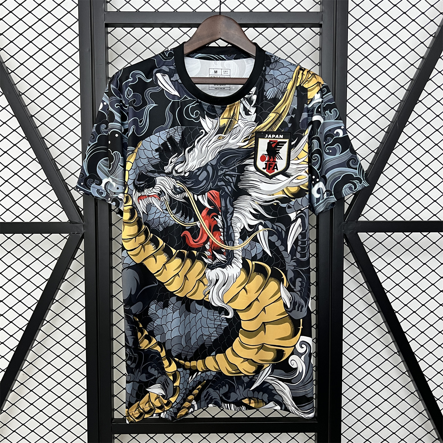 Japan 2024 Black Yellow Dargon Special Edition Jersey - Fans Version
