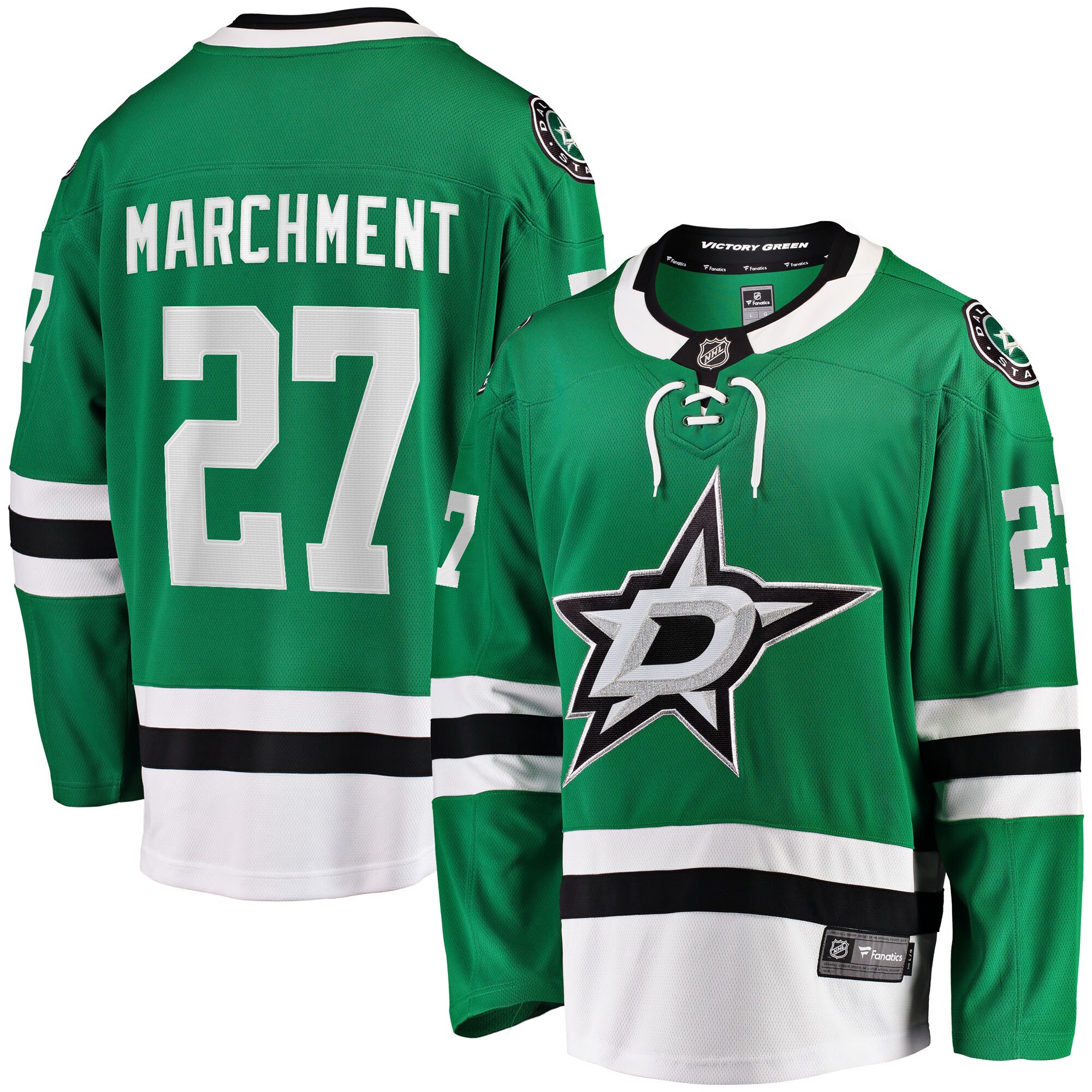 Mason Marchment Dallas Stars Fanatics Home Breakaway   Jersey – Kelly Green