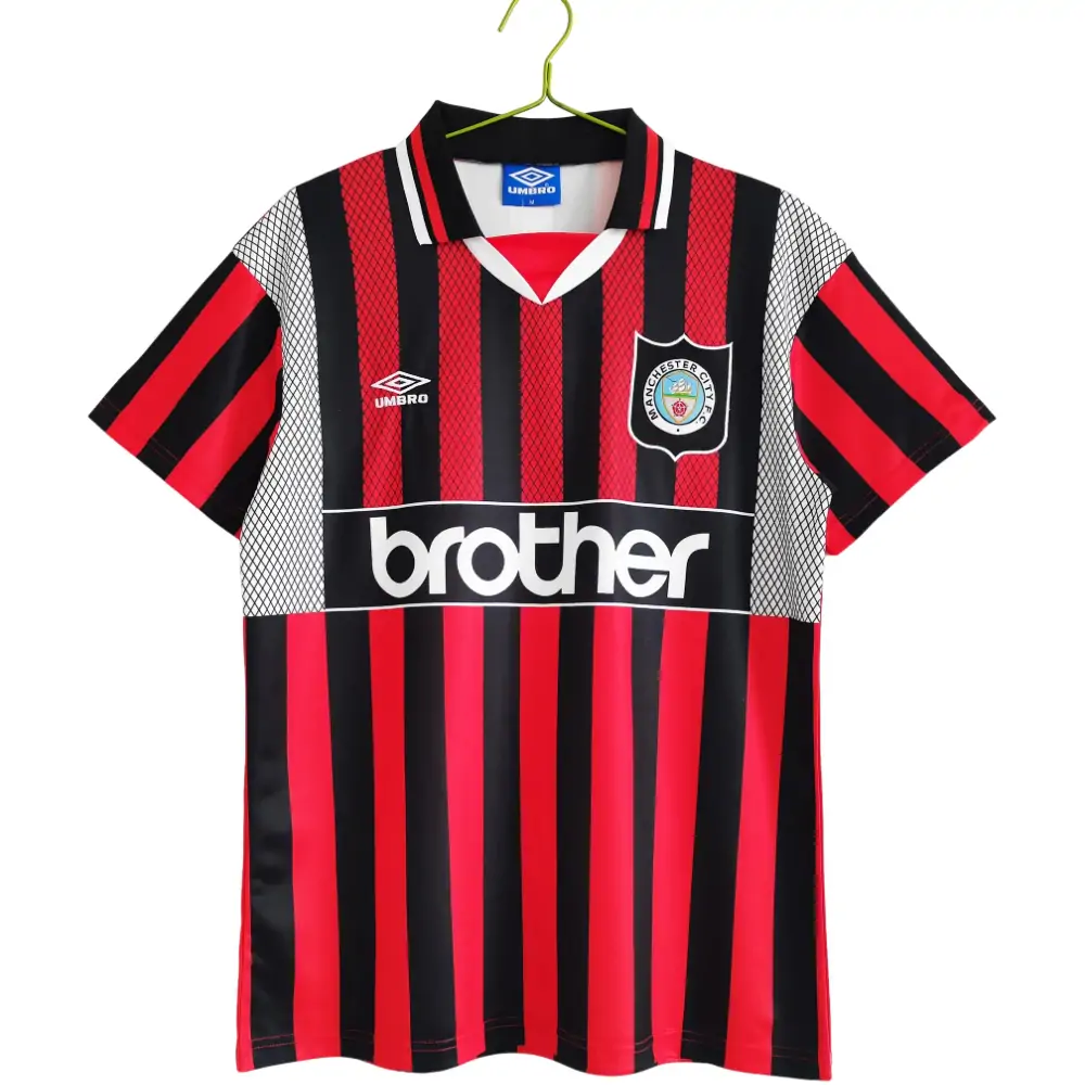 1994/96 season Manchester City away retro jersey - fans edition