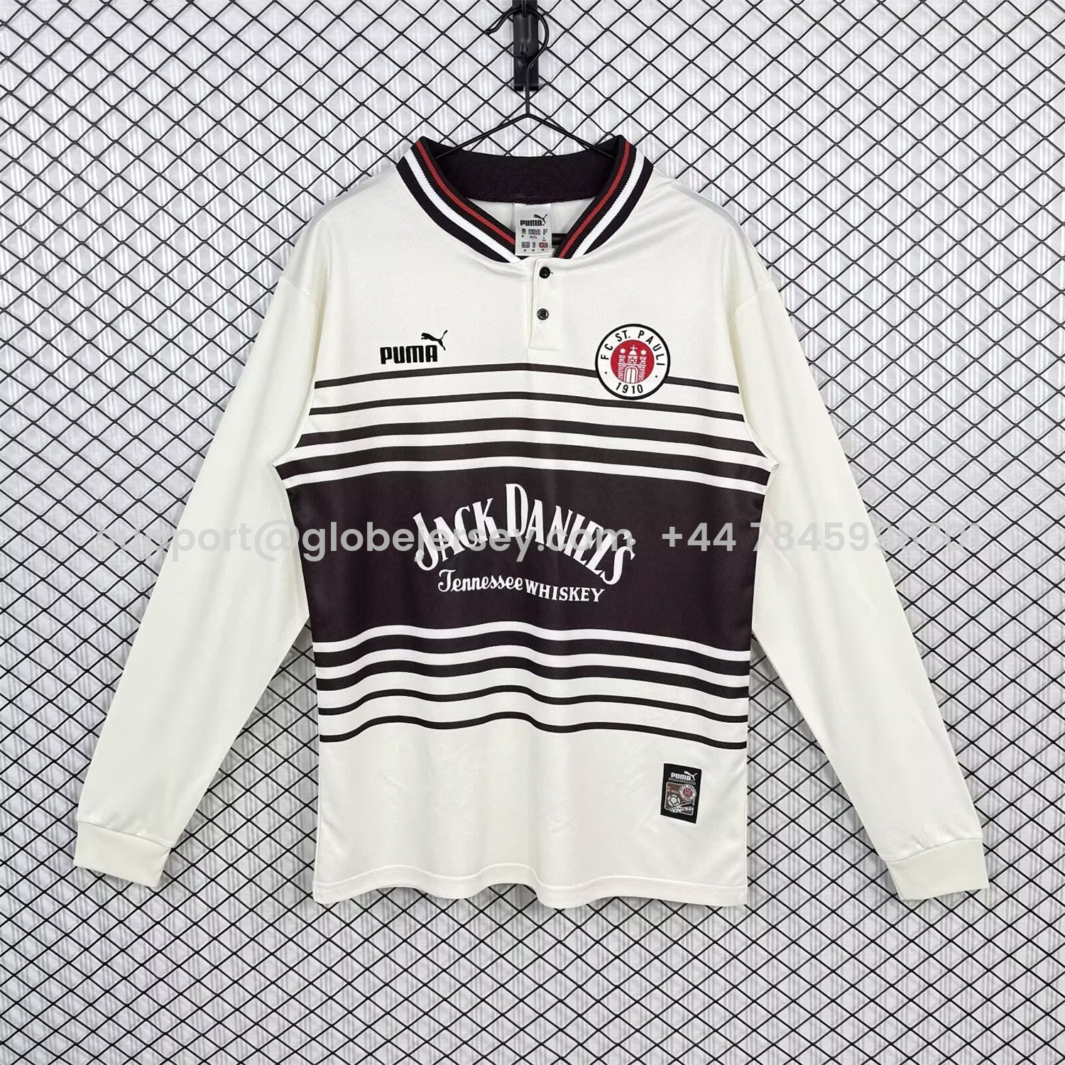 Retro St. Pauli 1997-98 Home Long Sleeves Jersey
