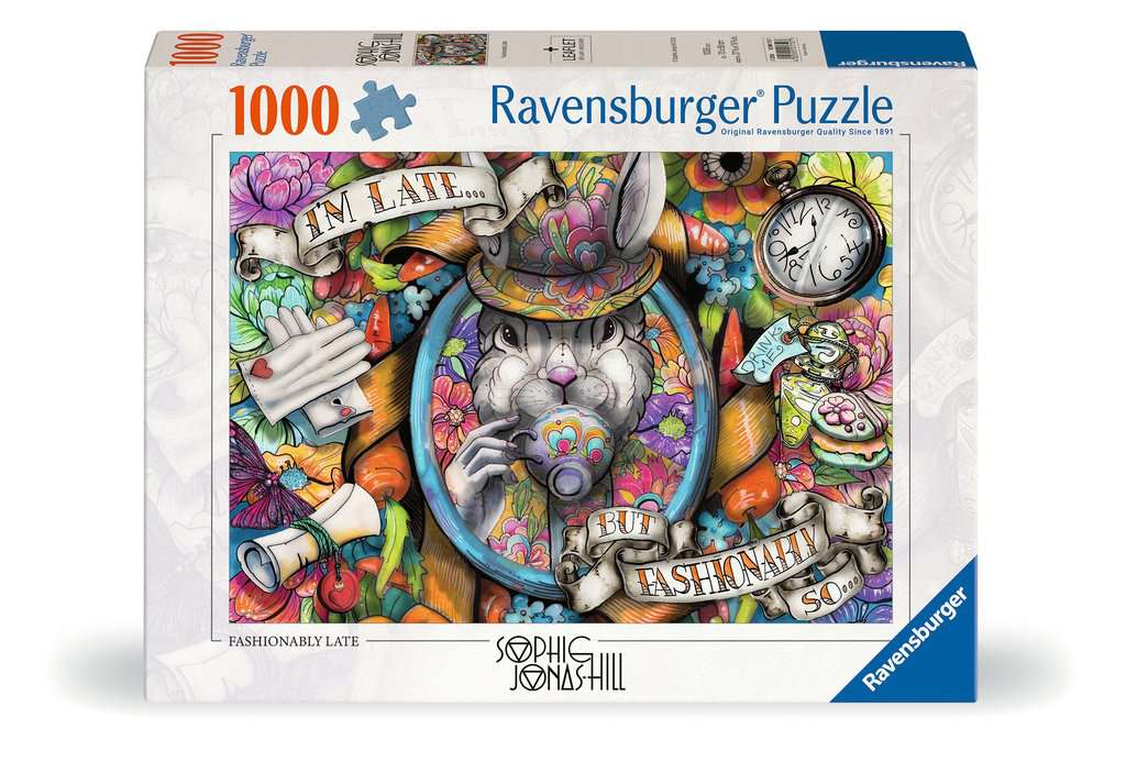 Fashionably Late by Sophie Jonas-Hill - 1000 Piece Jigsaw Puzzle (Ravensburger)