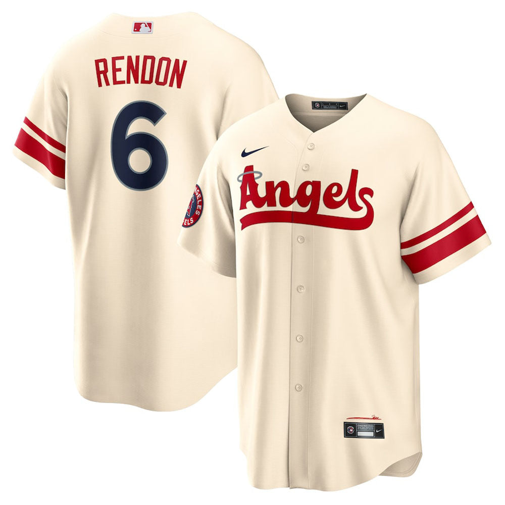 Men's Los Angeles Angels Anthony Rendon City Connect Replica Jersey - Cream