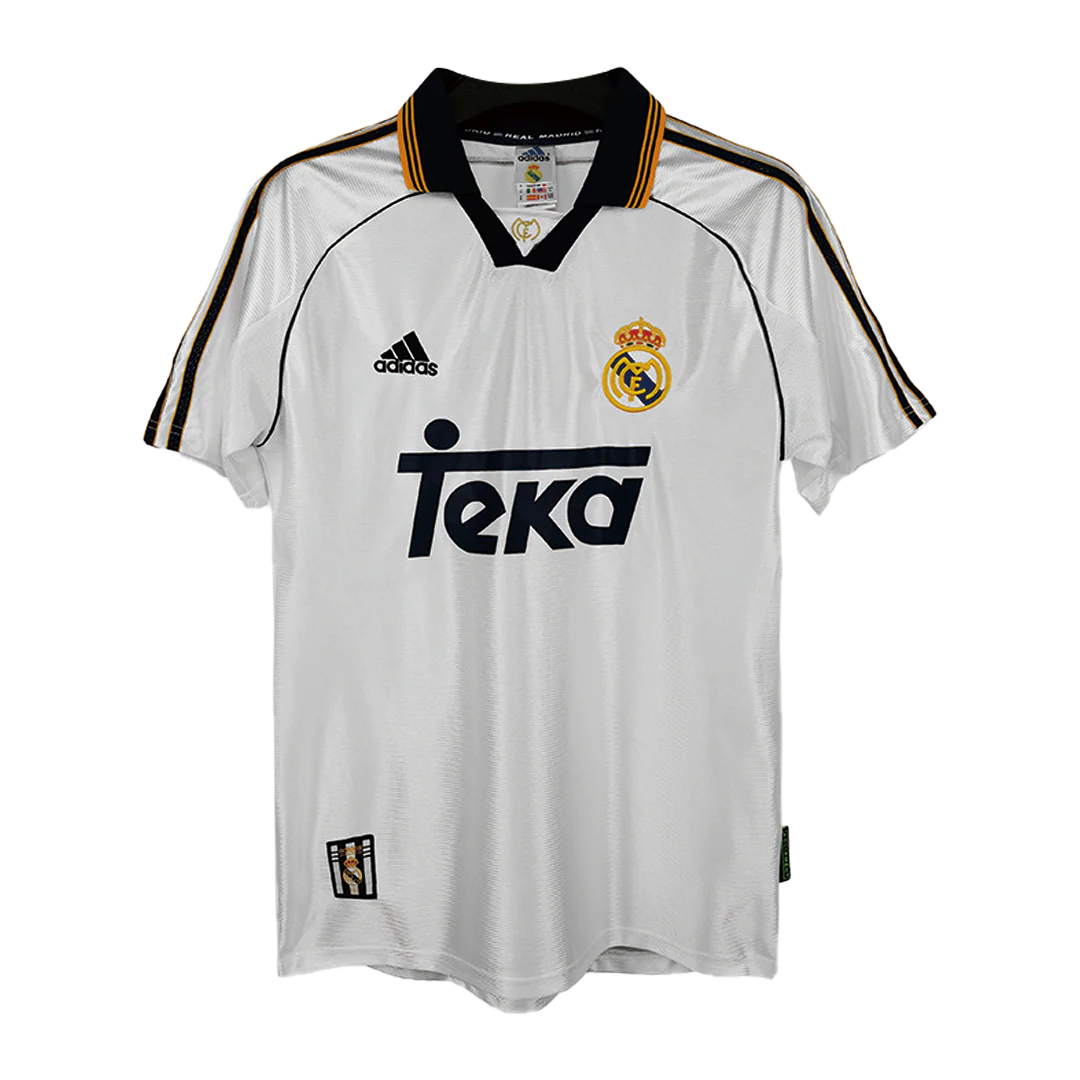 Real Madrid 1998/00 Home Retro Soccer Jersey