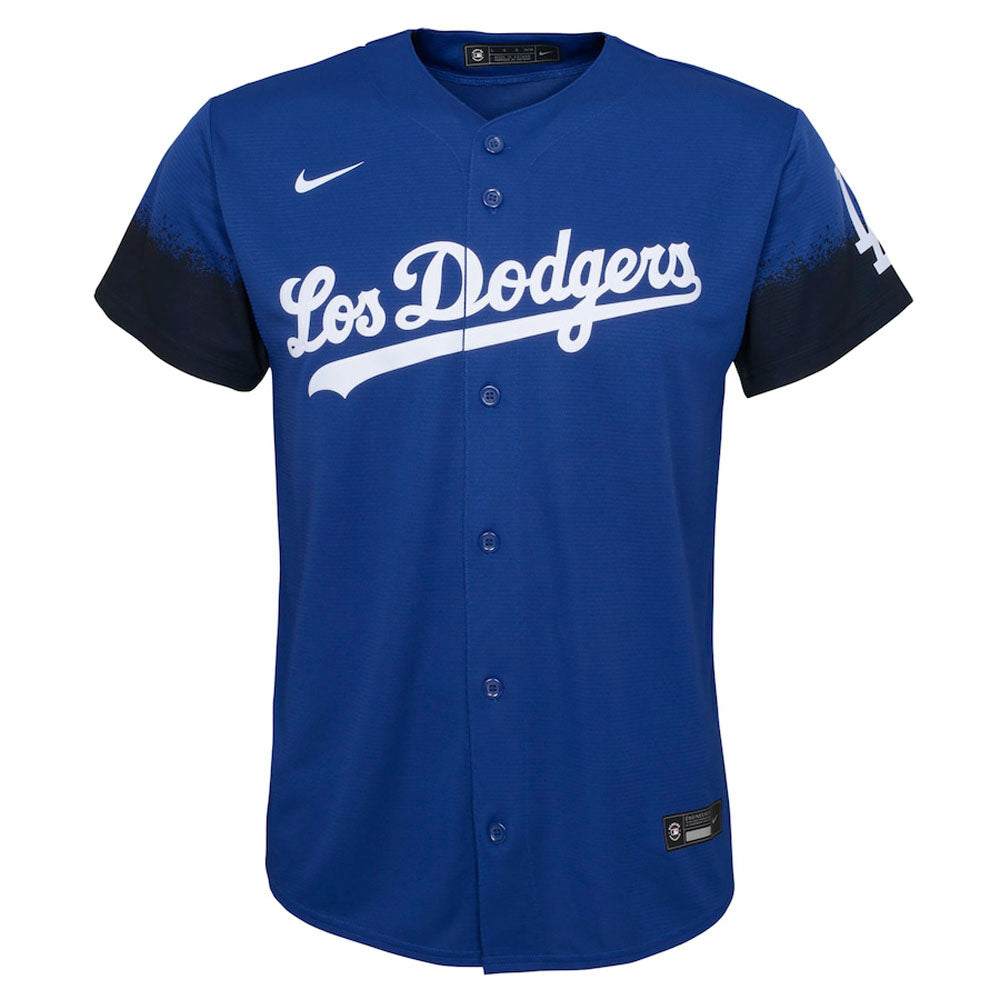 Youth Los Angeles Dodgers Freddie Freeman City Connect Replica Jersey - Royal
