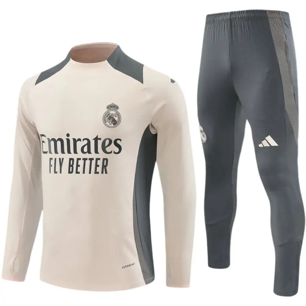 2024-25 New Season Real Madrid Apricot Children's Training Jersey