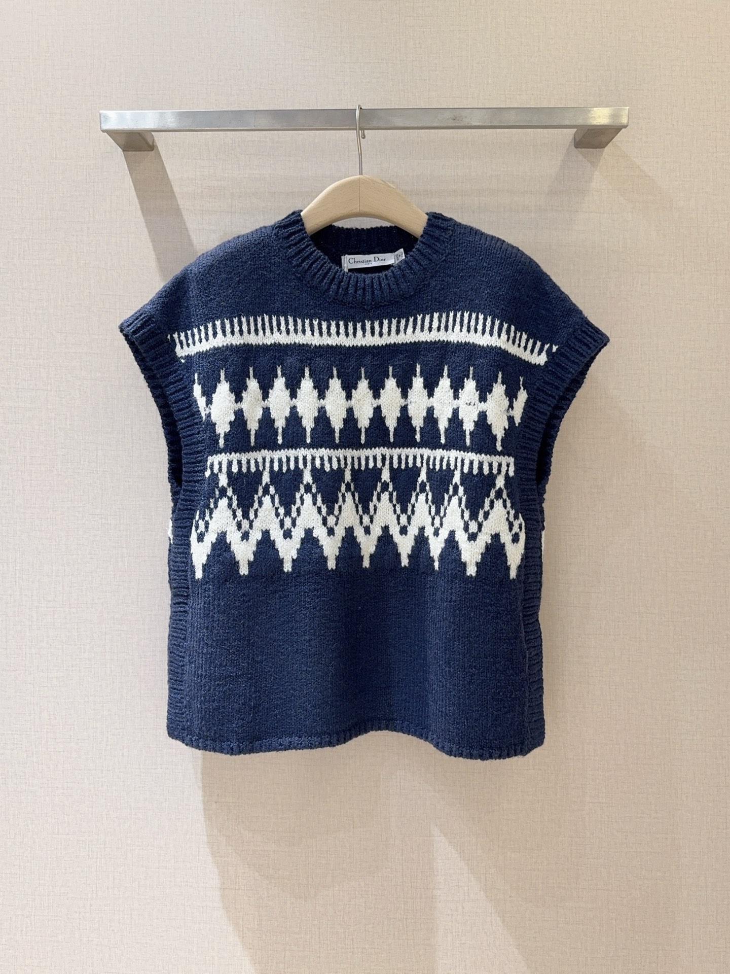 Skiing series knitted vest
