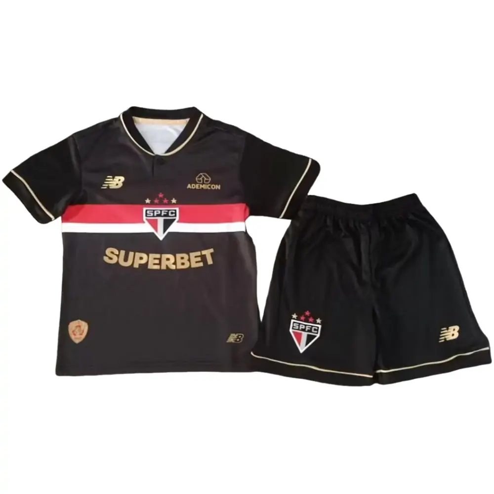 2025-26 Sao Paulo Second Away Jersey Children's Set - Fan Edition