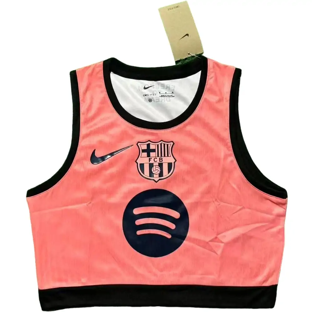 2025-26 Barcelona Women's Pink Vest Jersey