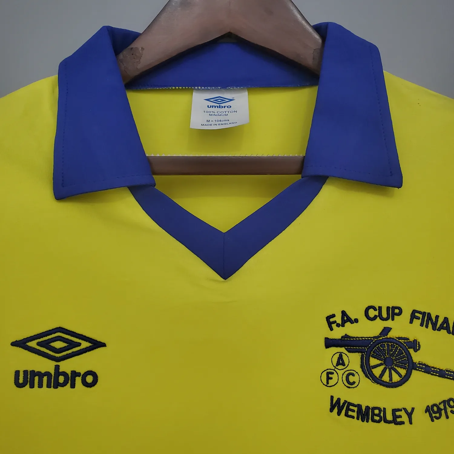 71-79 Arsenal Away Yellow Long Sleeve Retro Jersey