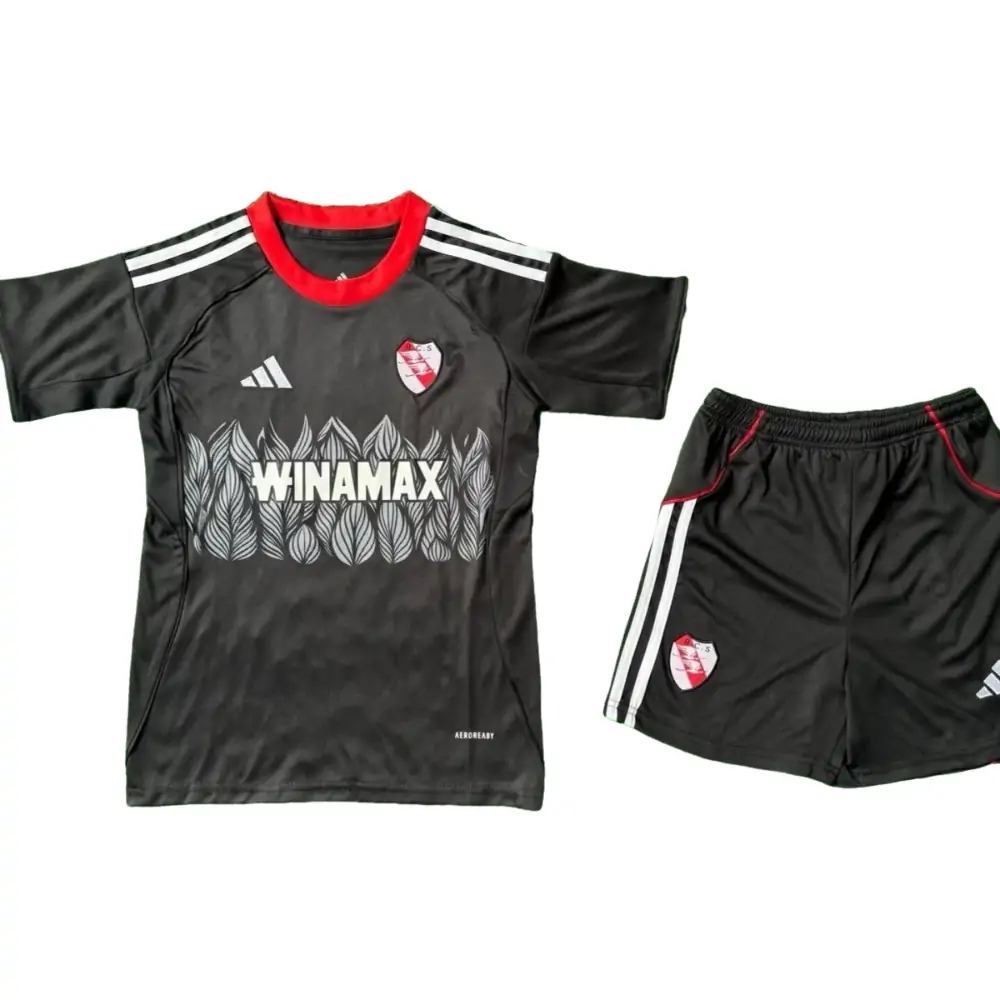 2025-26 Strasbourg Second Away Kit - Short Sleeve Children's suit Fans Edition