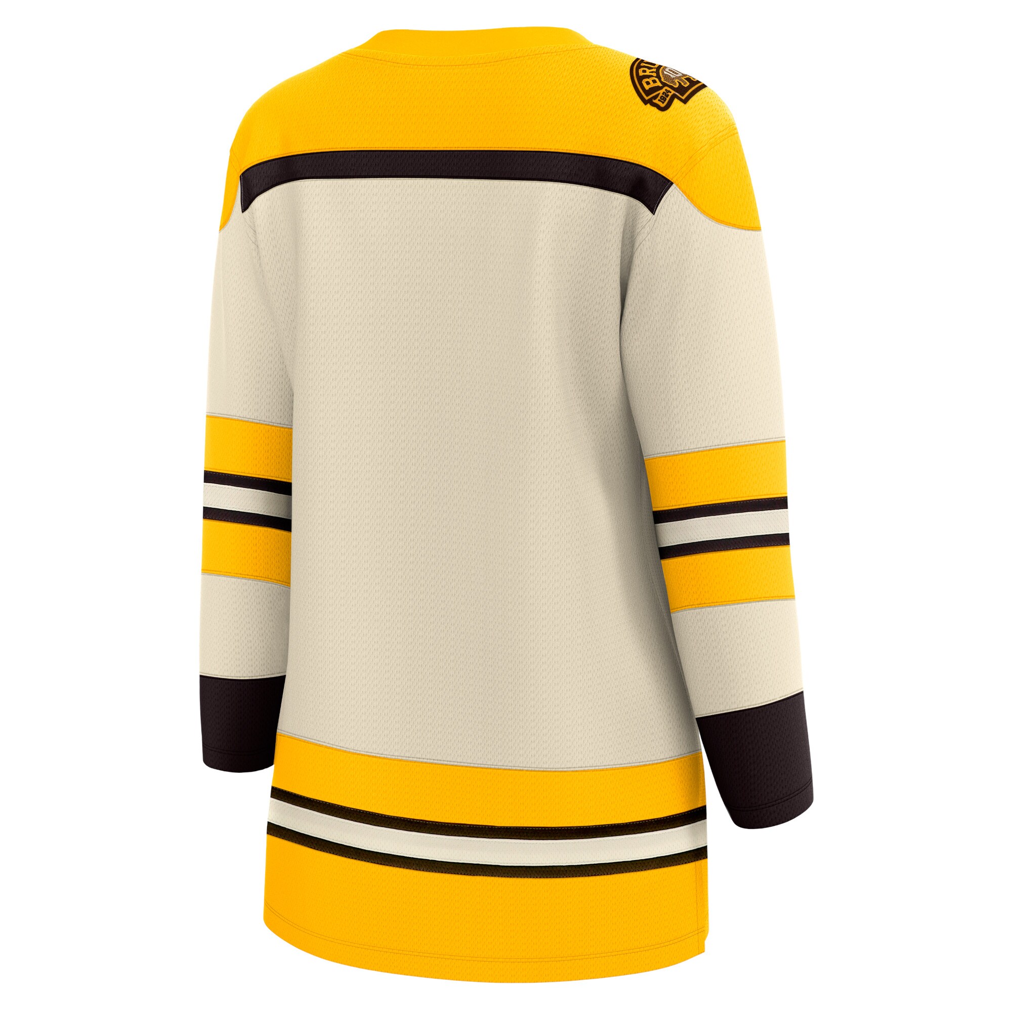 Boston Bruins Fanatics Women’s 100th Anniversary Premier Breakaway Jersey – Cream