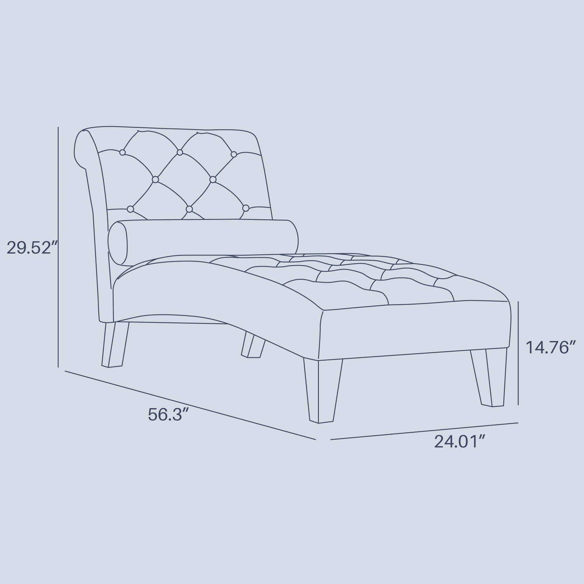 BELLEZE Modern Lounge Chaise Leisure Accent Chair - Aurora (White)