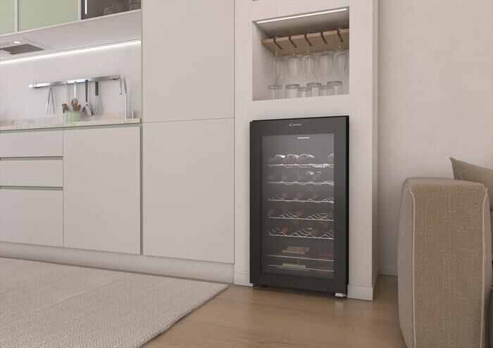 CANDY - Cantinetta CWC033M Classe G 33 bottiglie-Nero