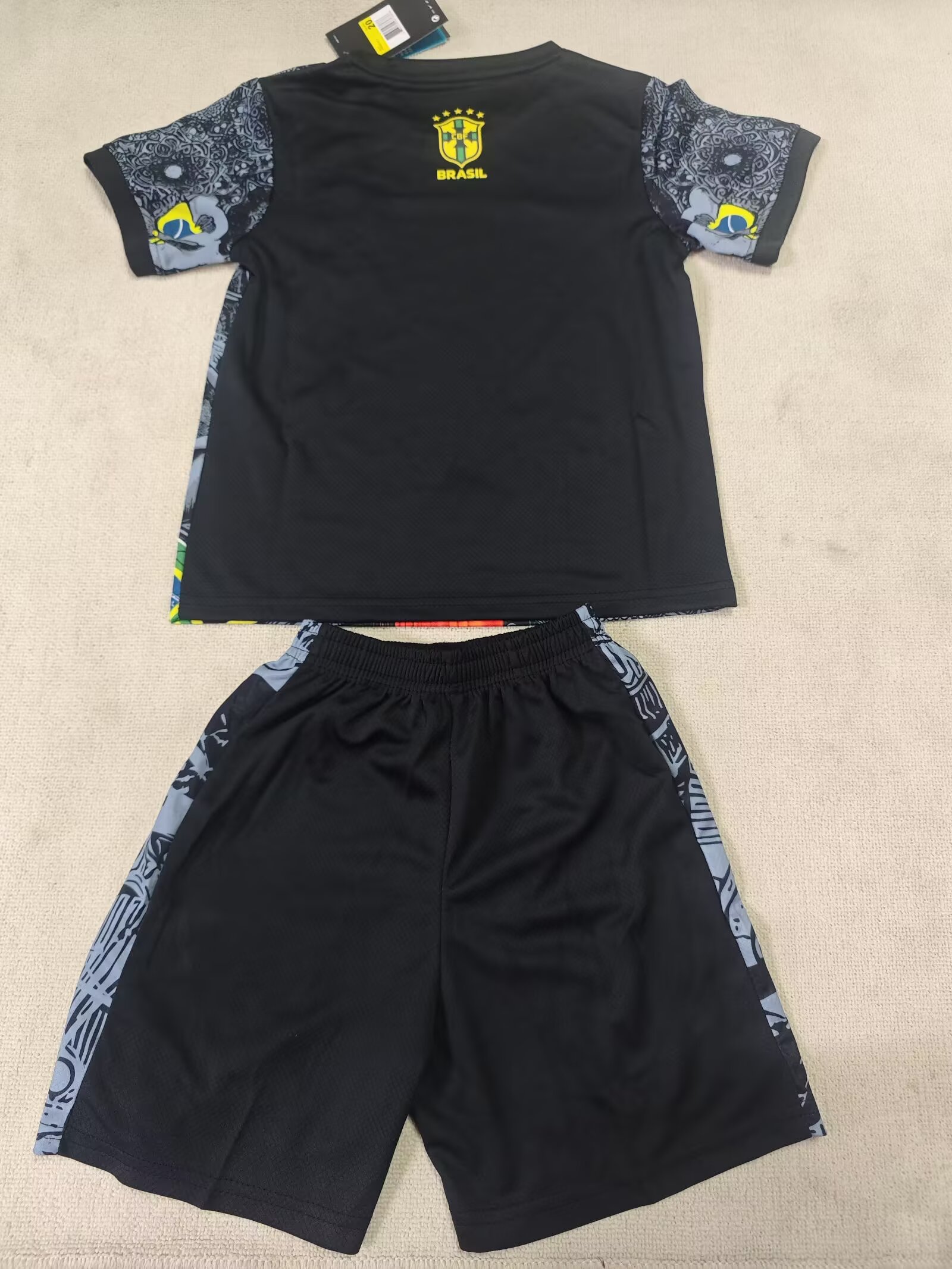 2025-26 Brazil Goddess Jesus Team Children's Jersey Set - Fans Edition