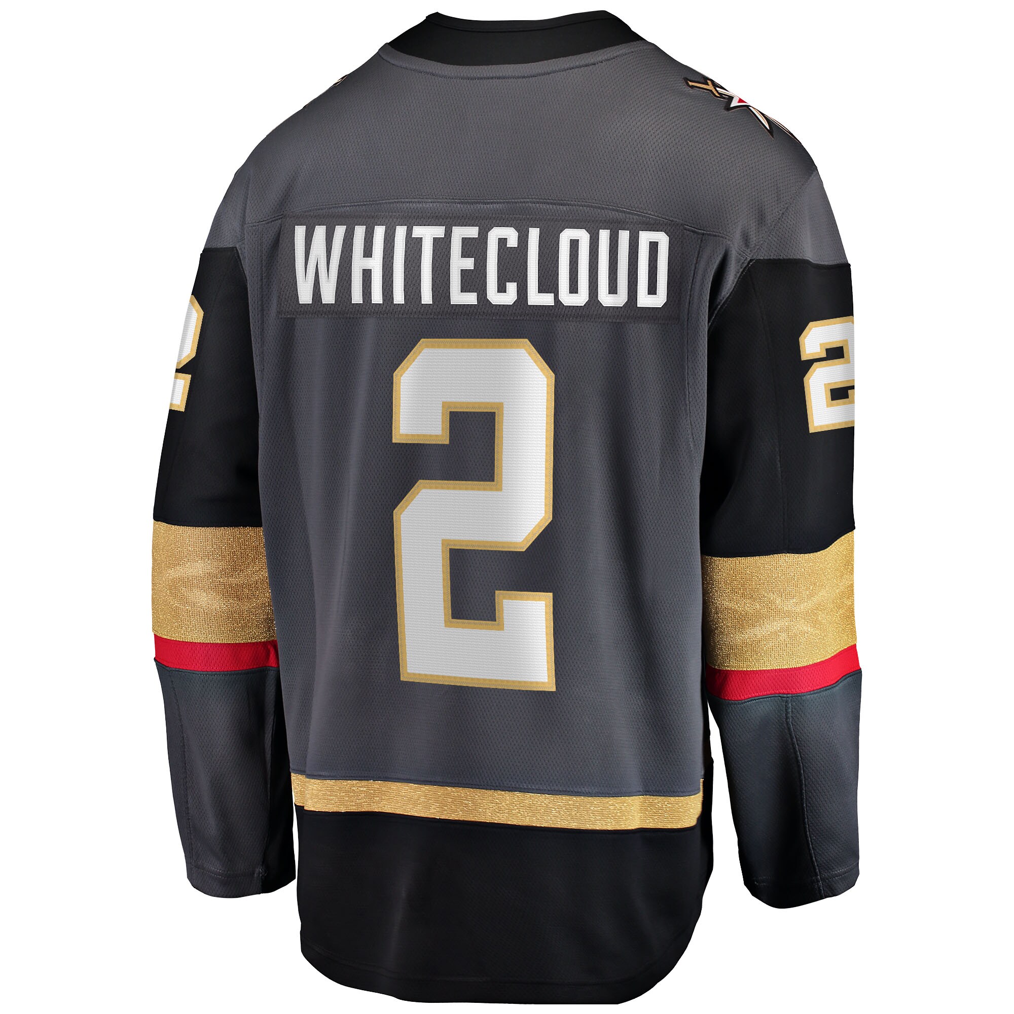 Zach Whitecloud Vegas Golden Knights Fanatics Alternate Breakaway Jersey – Gray