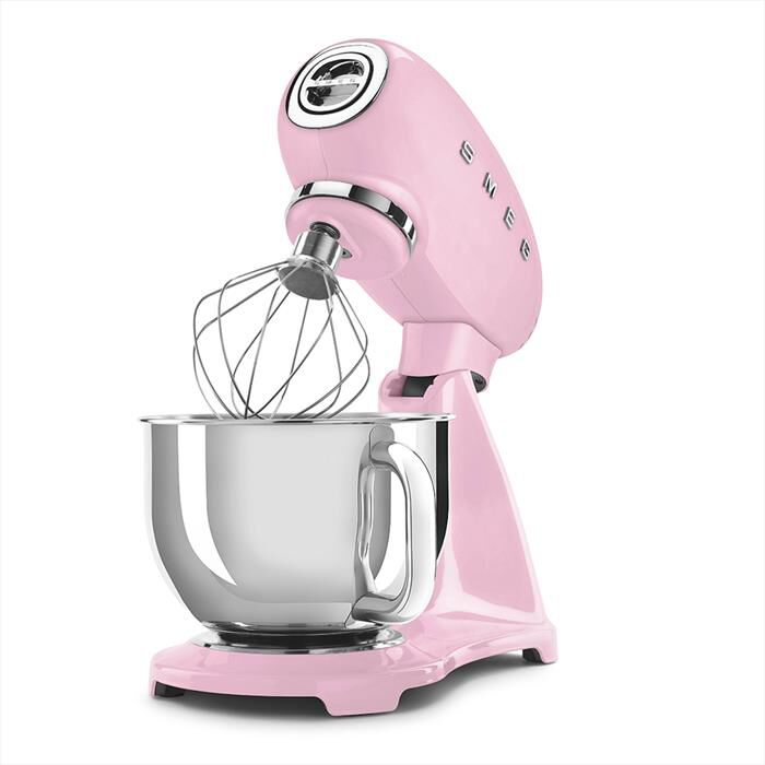 SMEG - Impastatrice SMF03PKEU Full Color 50's Style-rosa