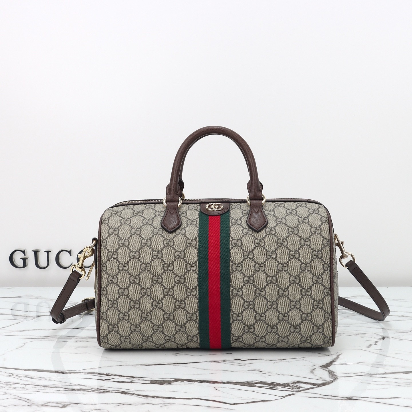 Gucci Ophidia Large Boston Bag