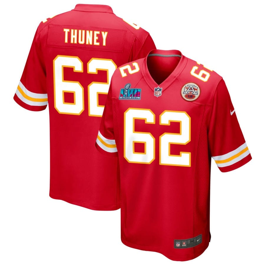 Joe Thuney Kansas City Chiefs  Super Bowl LVII Game Jersey - Red
