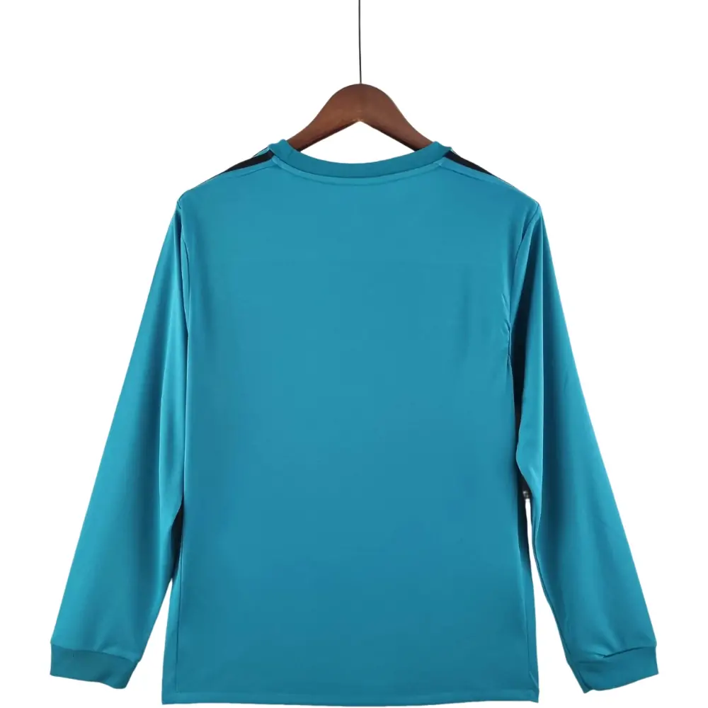 2017/2018 Retro Long Sleeve Real Madrid Third Away - Fans Edition