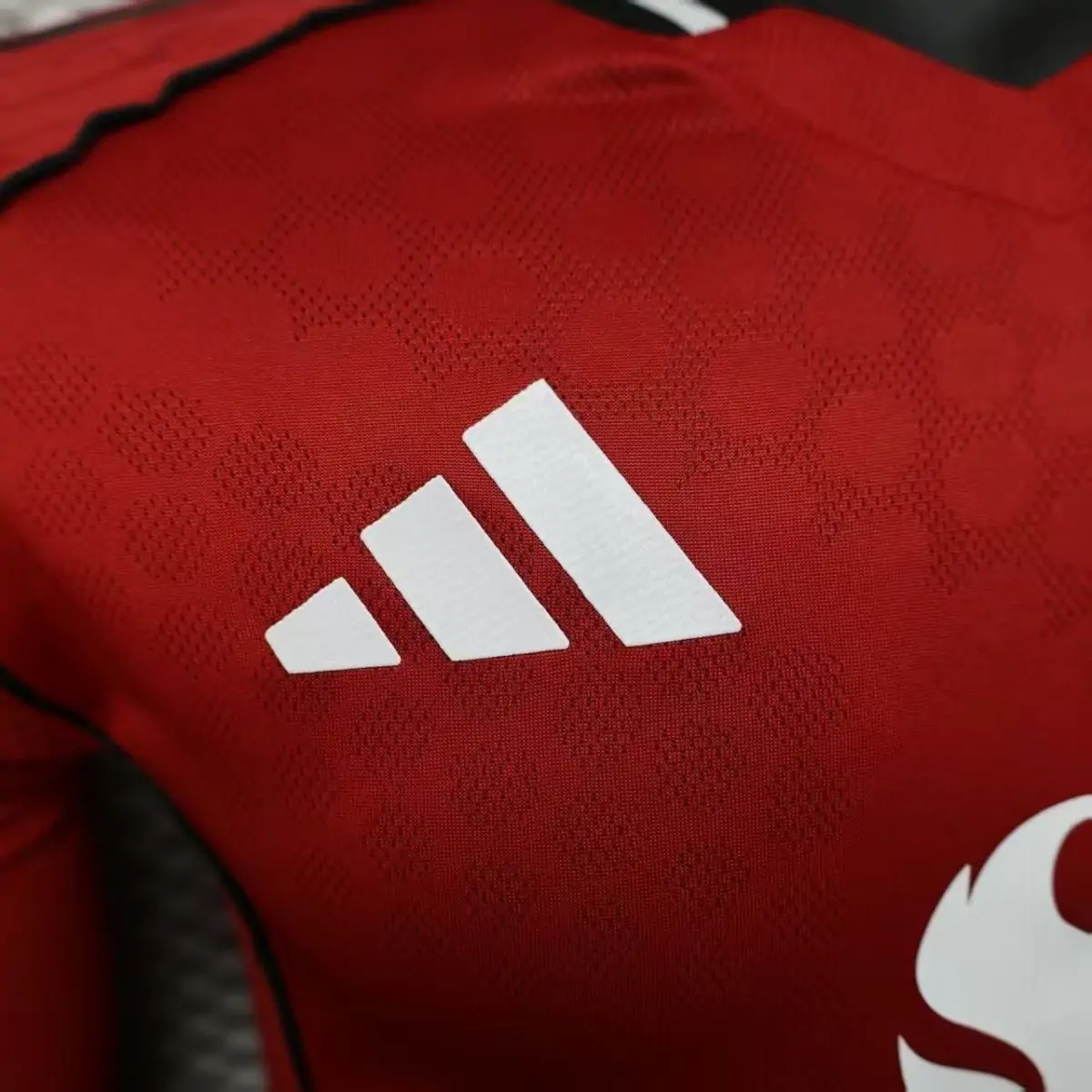 2025/26 Manchester United Home Long Sleeve Jersey - Player Edition