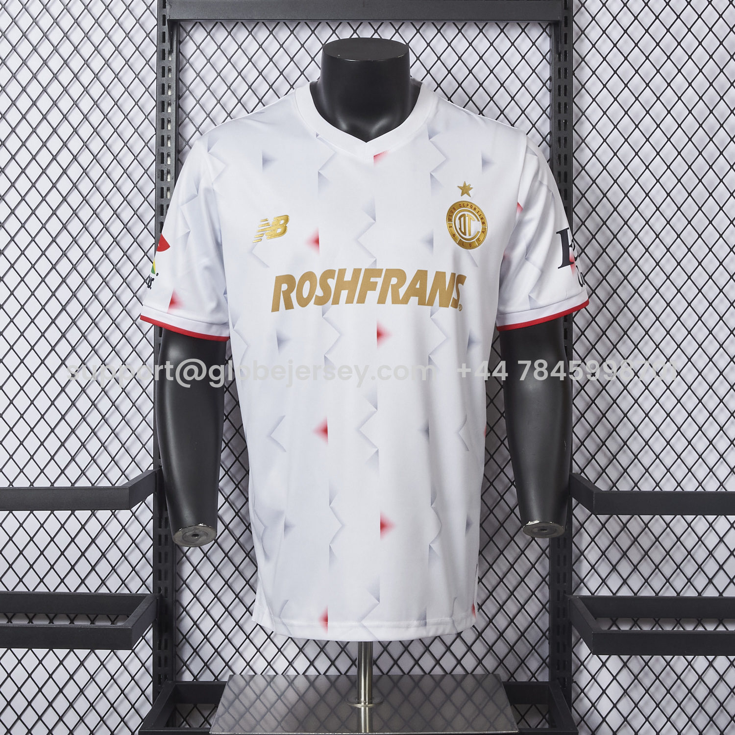 Toluca 25-26 Away White Jersey - Player Version