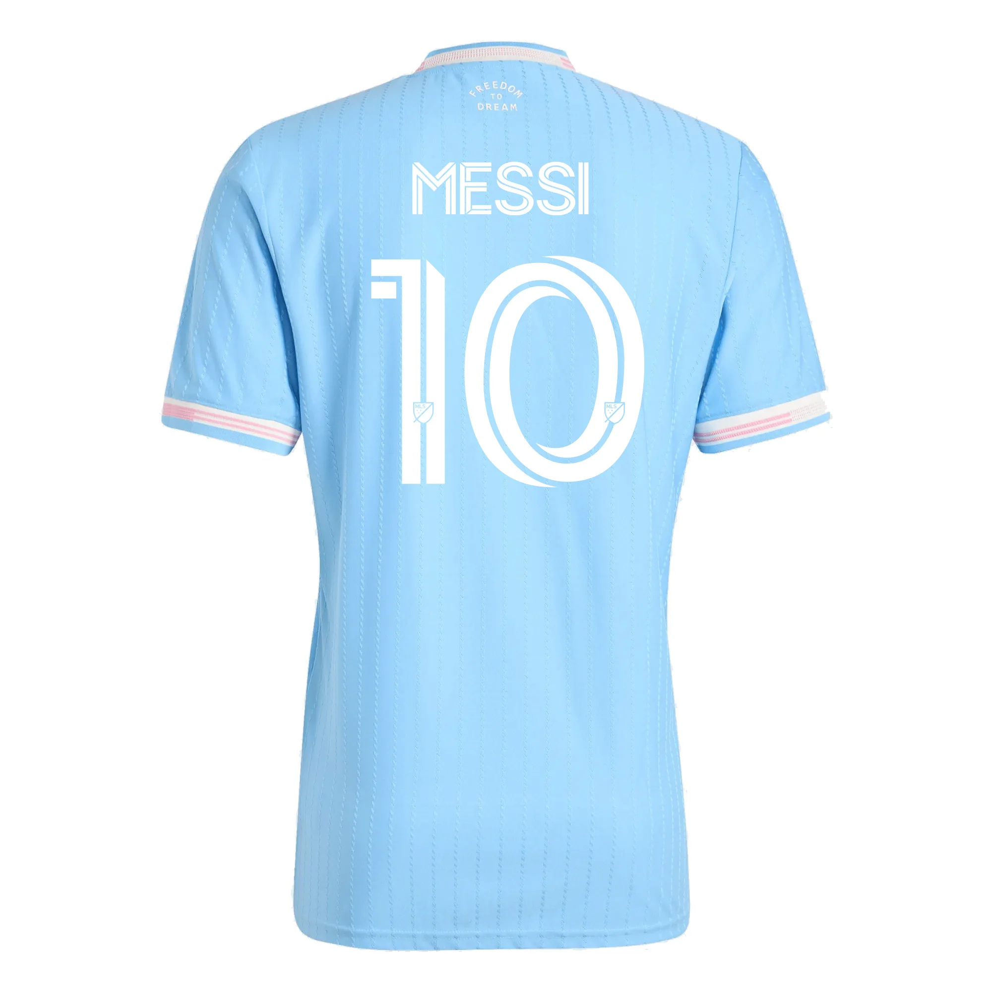 adidas Lionel Messi Inter Miami Authentic Third Jersey 25/26 (Blue/Pink)