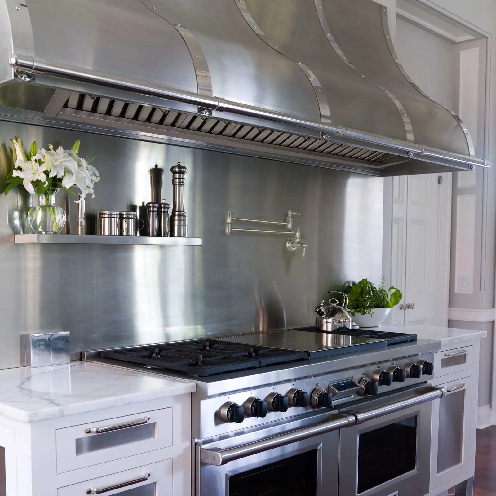 Akicon 48 Inch Range Hood Insert, Stainless Steel 8