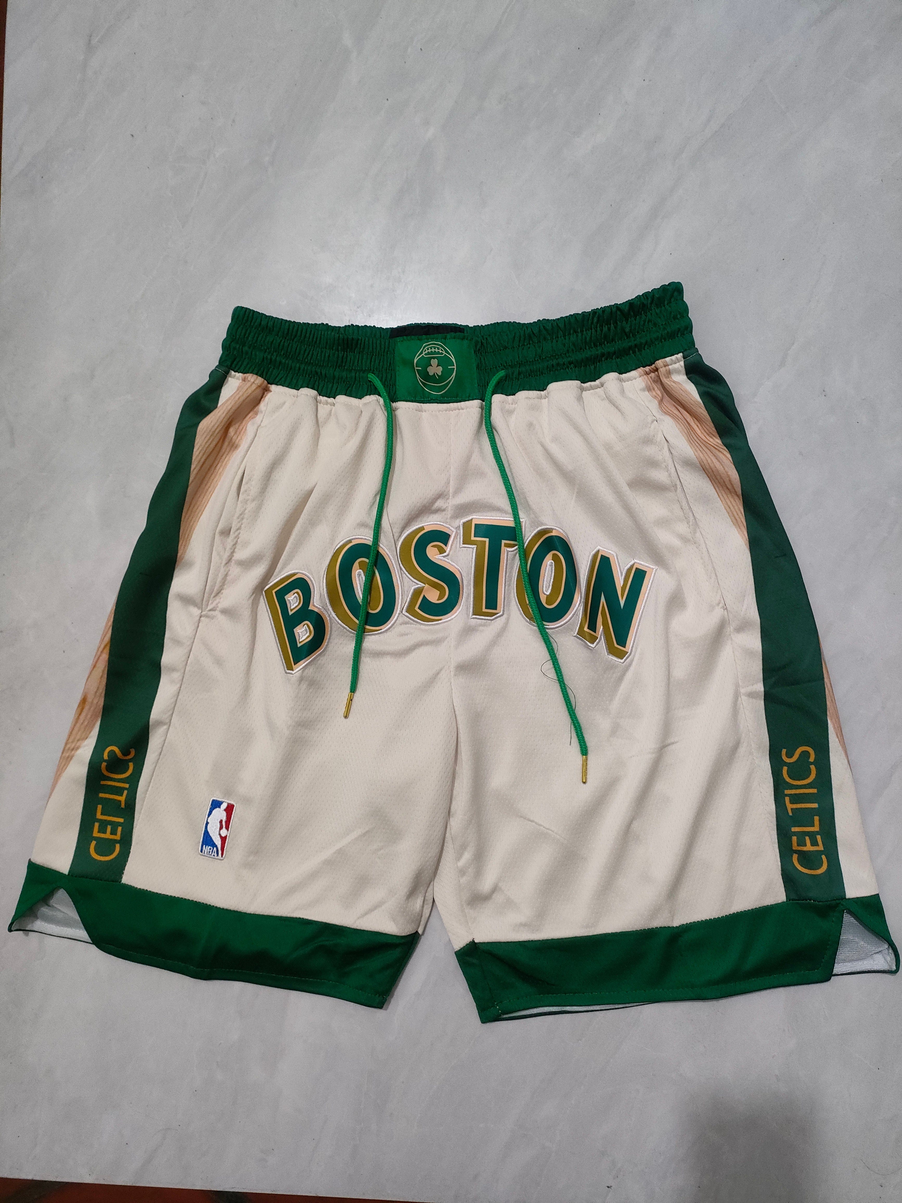 Boston Celtics off-white city edition shorts