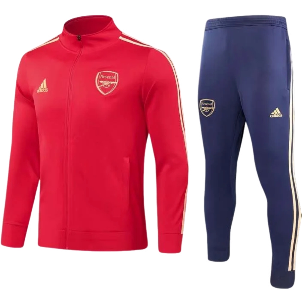 2023/2024 Arsenal Long Zip Jacke Red Football Shirt 1:1 Thai Quality Set