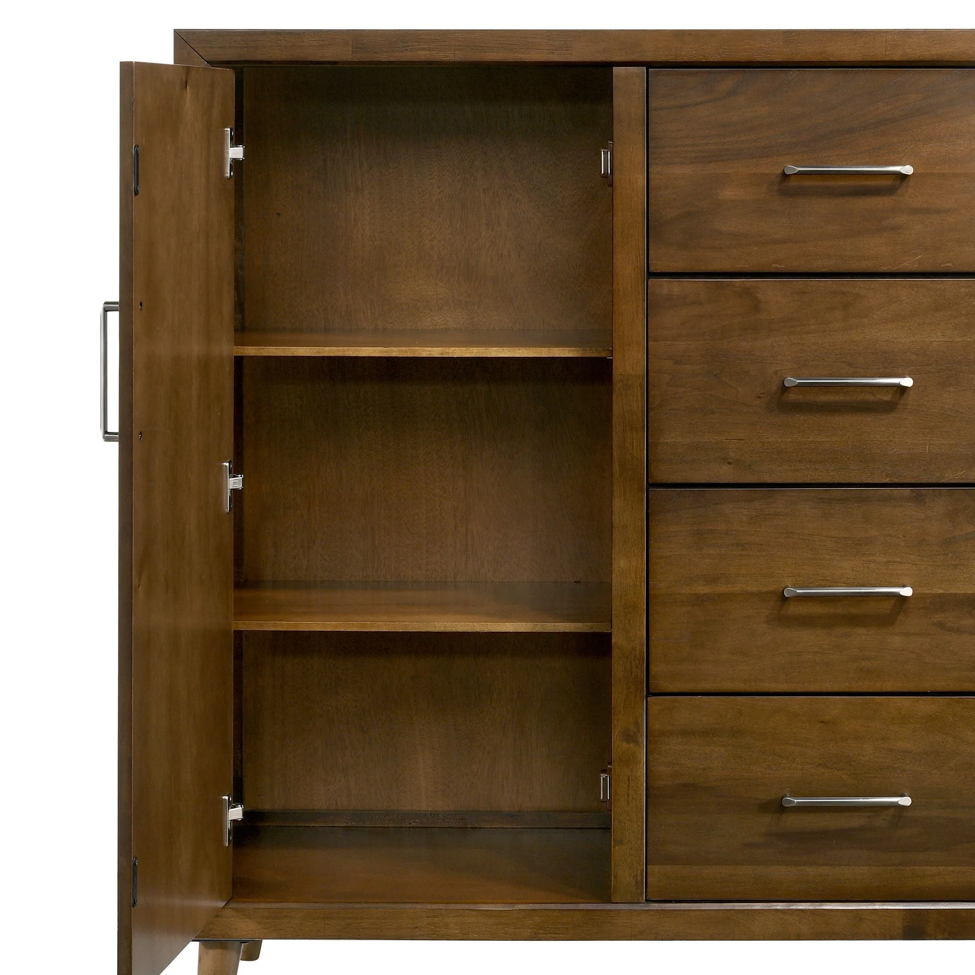 Elements Zuma Queen Panel 5PC Bedroom Set in Walnut