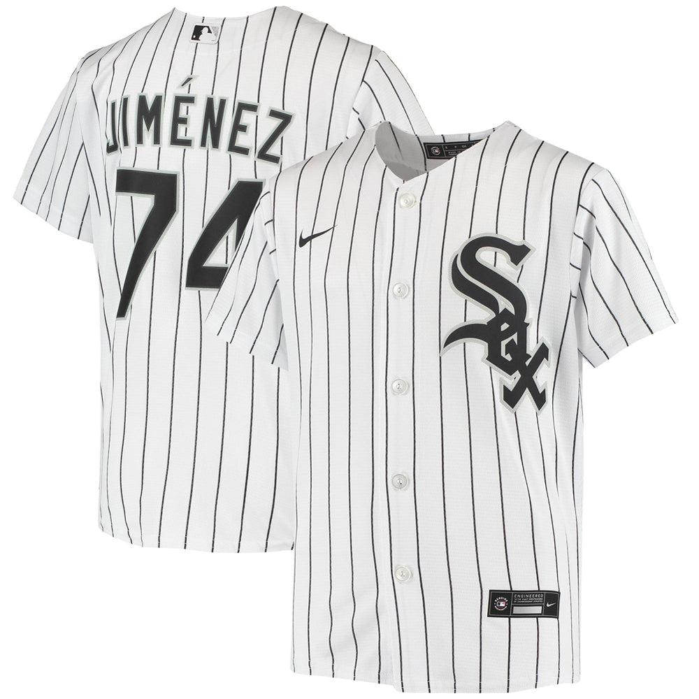 Youth Chicago White Sox Eloy Jimenez Home Player Jersey - White