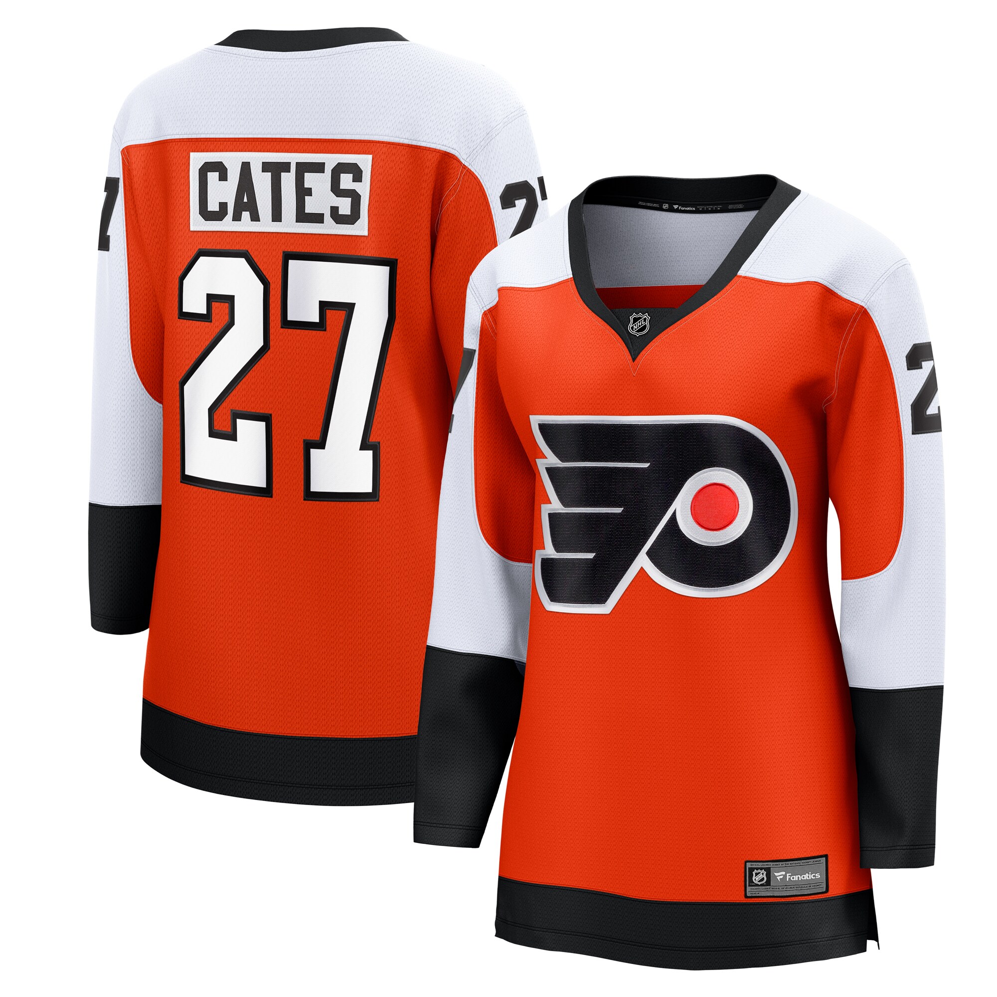 Noah Cates Philadelphia Flyers Fanatics Women’s Home Breakaway   Jersey – Orange