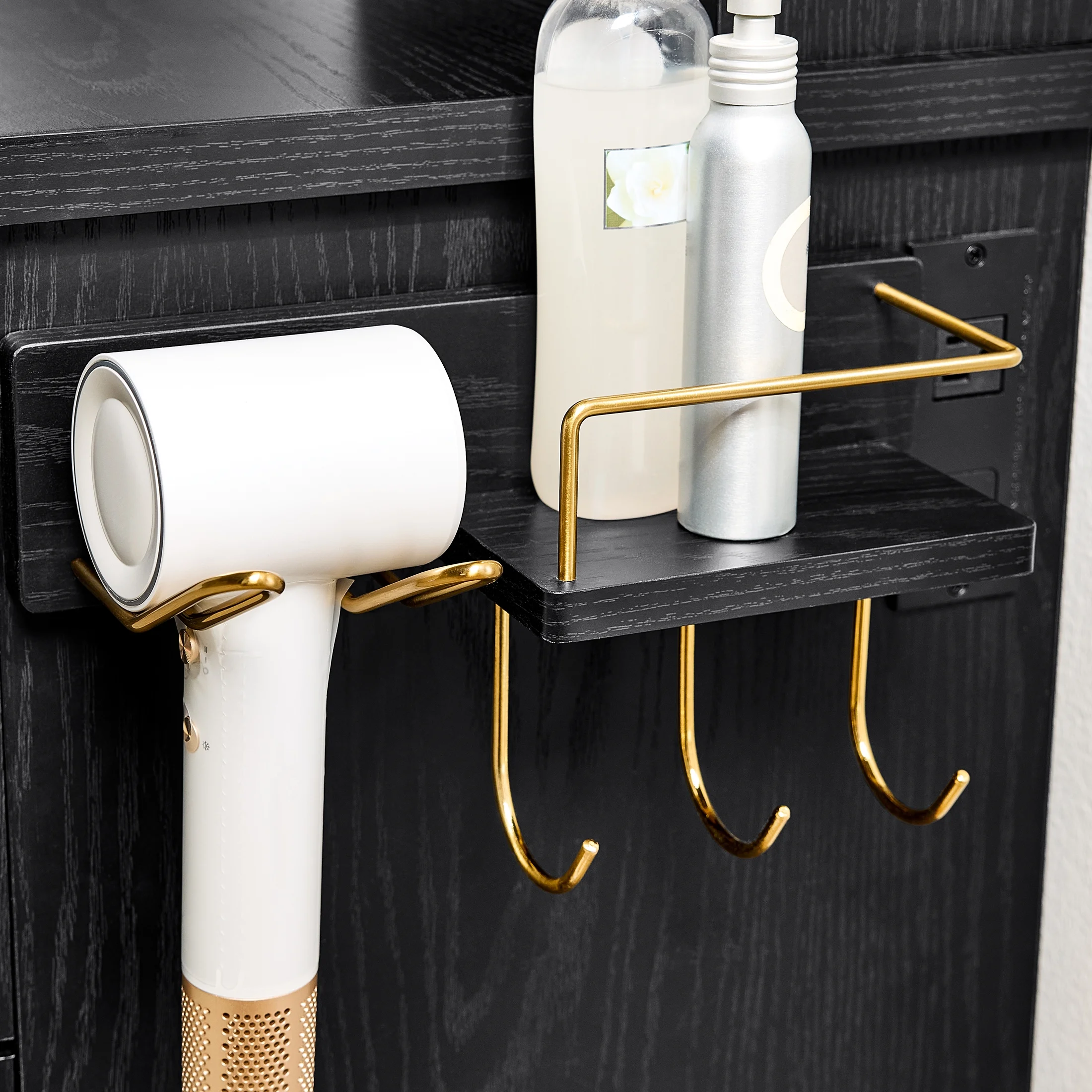 Better Homes & Gardens Lillian Vanity Desk with LED Lighted Mirror, White Finish