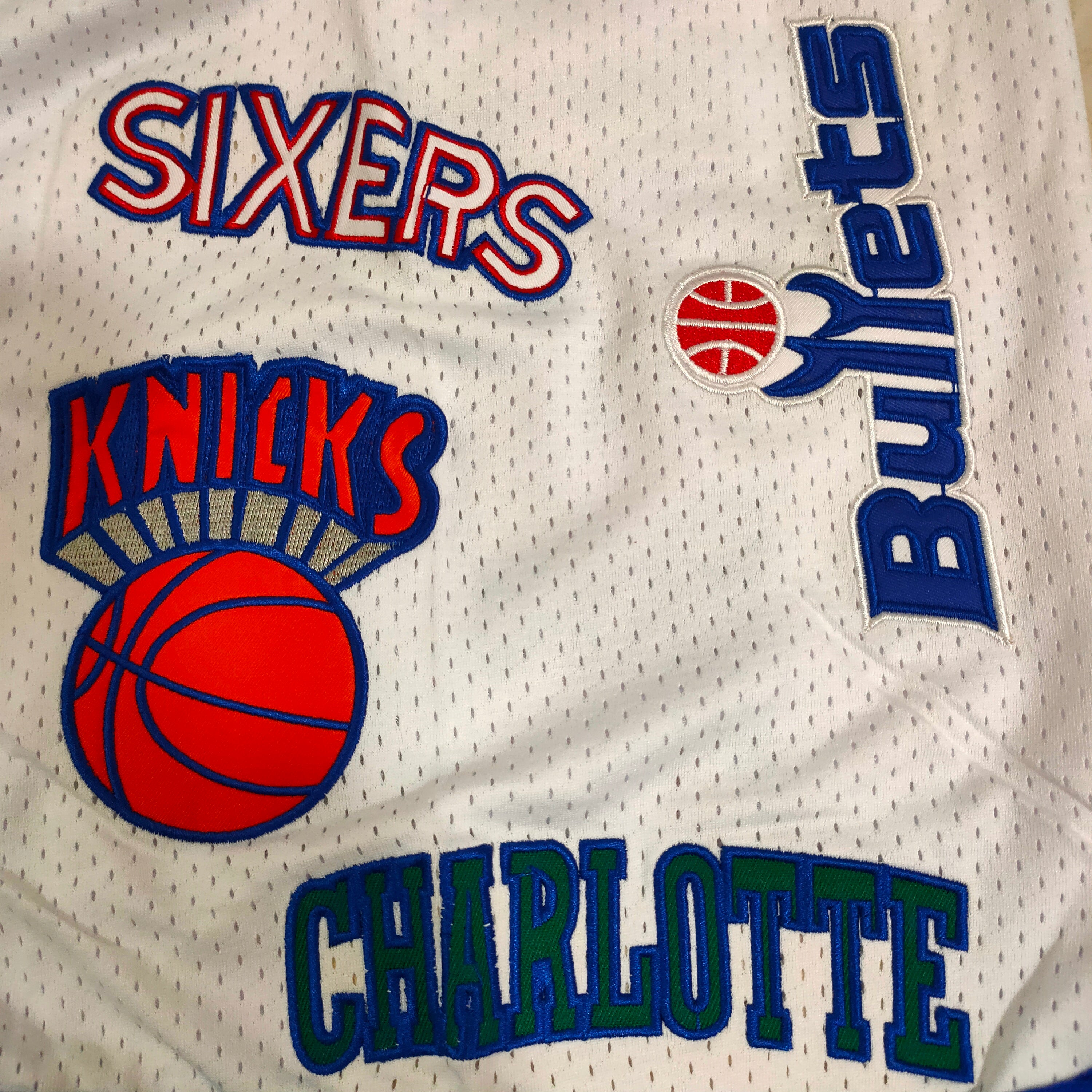 2024 NBA All-Stars Eastern White Full Density Embroidered Pocket Pants