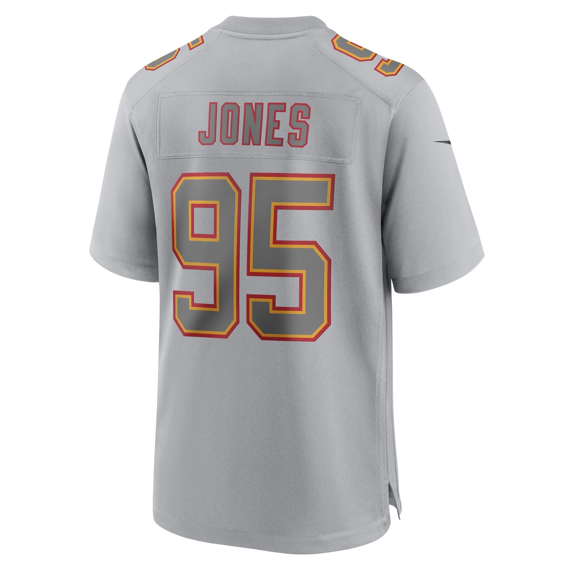 Chris Jones Kansas City Chiefs  Super Bowl LVII Patch Atmosphere Fashion Game Jersey - Gray