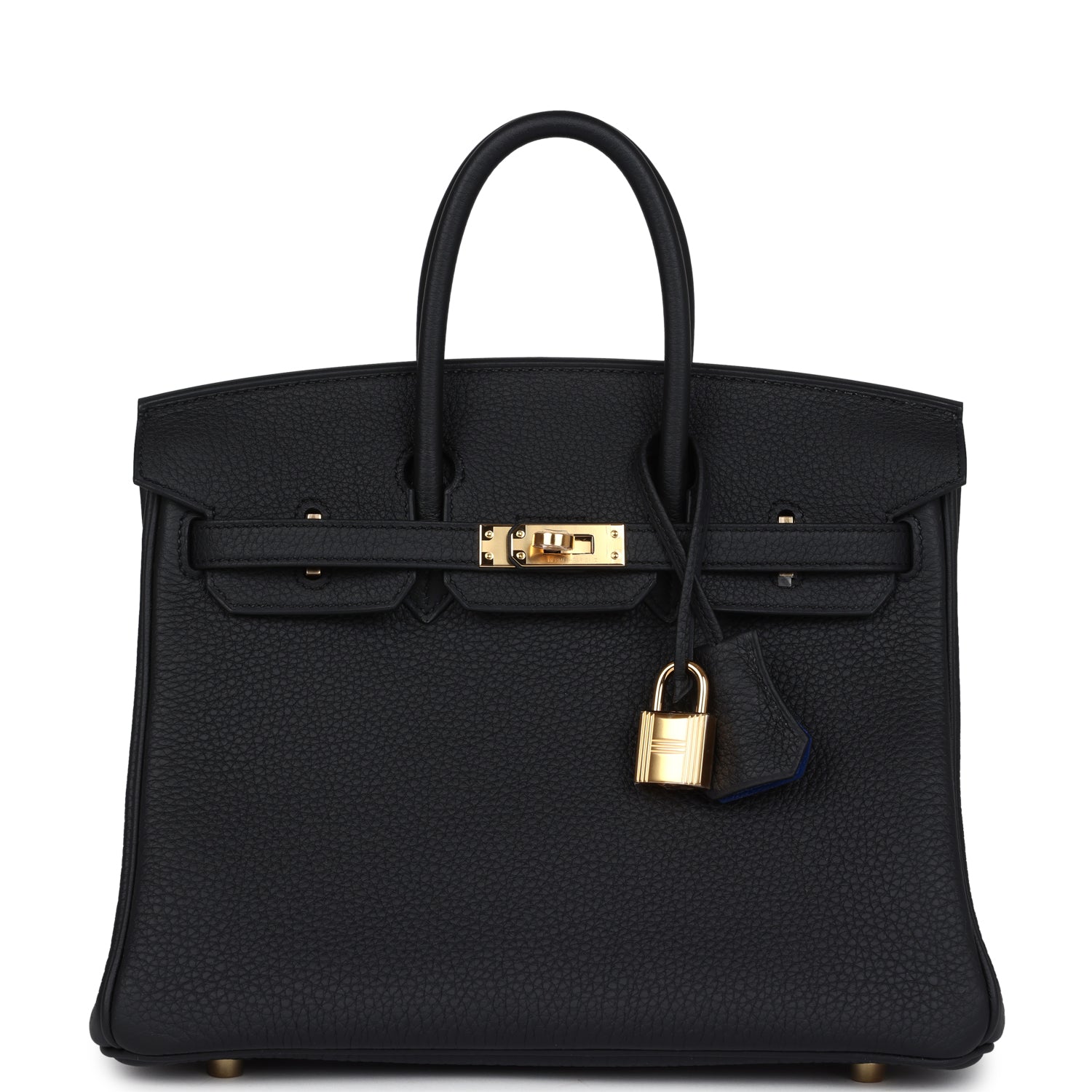 Birkin 25 Black Verso Togo Gold Hardware