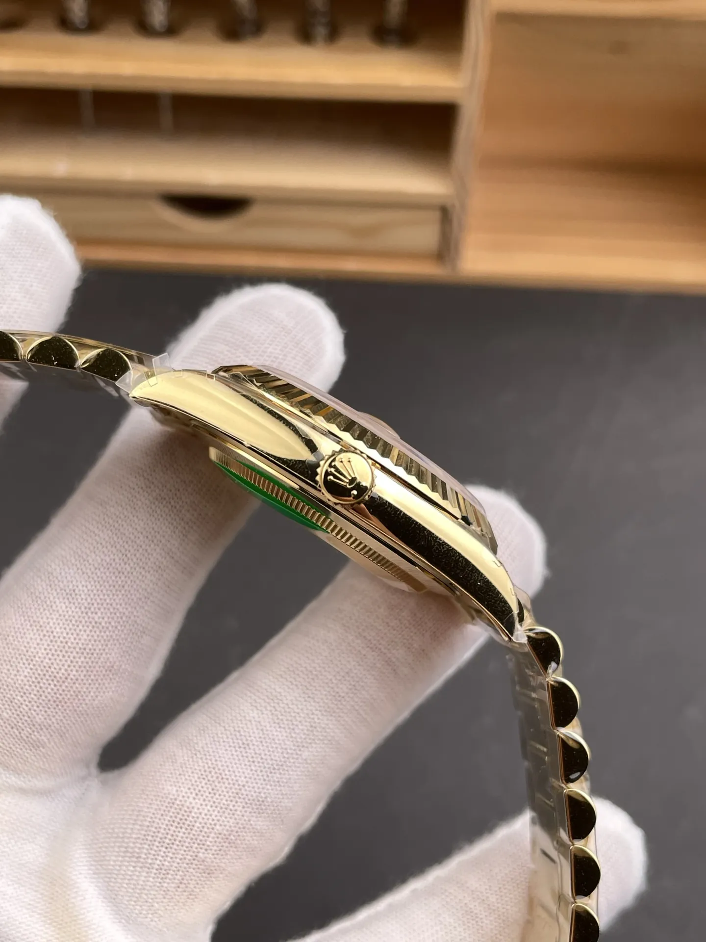Rolex Day-Date Yellow Baguette Diamond 40mm