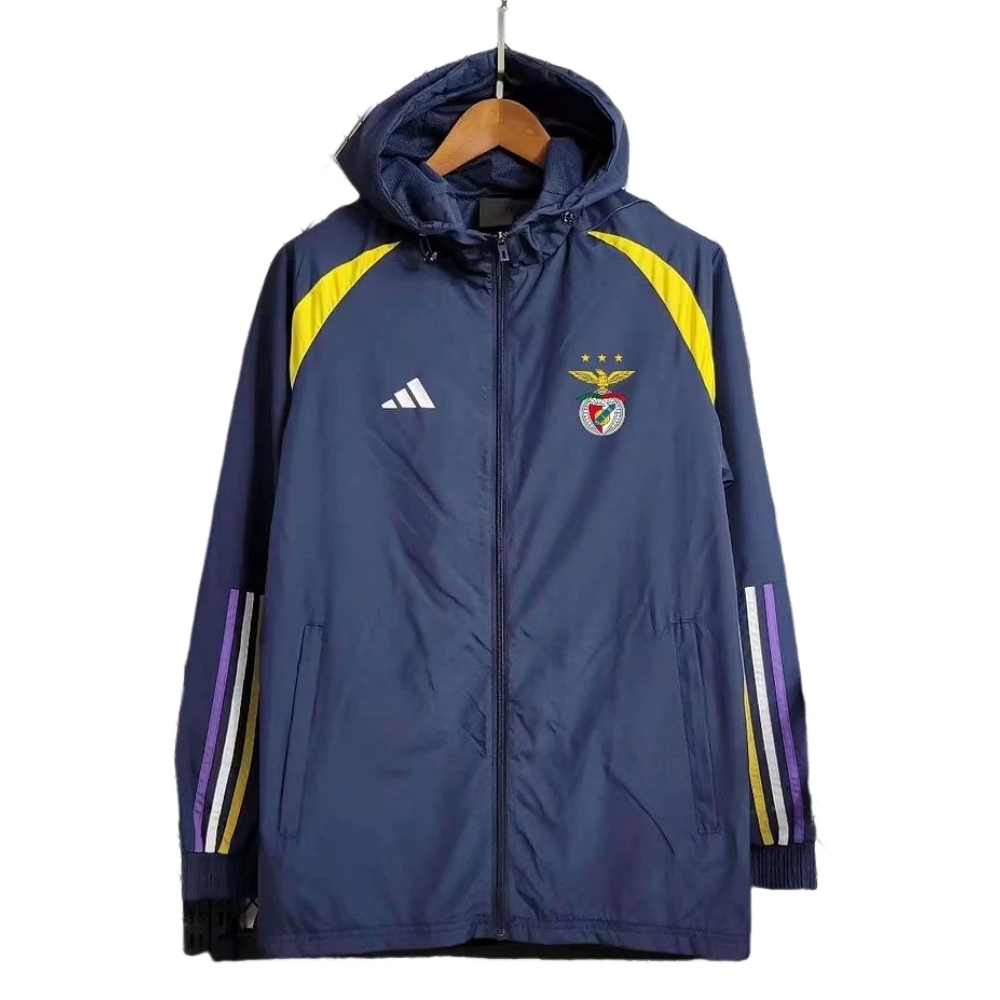 2023 Benfica Windbreaker Navy blue Soccer Jersey 1:1 Thai Quality