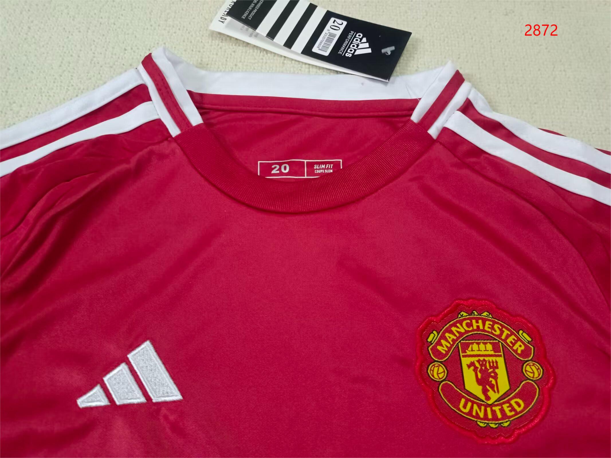 2024/25 Manchester United Home Shirt. --- Kids Kit