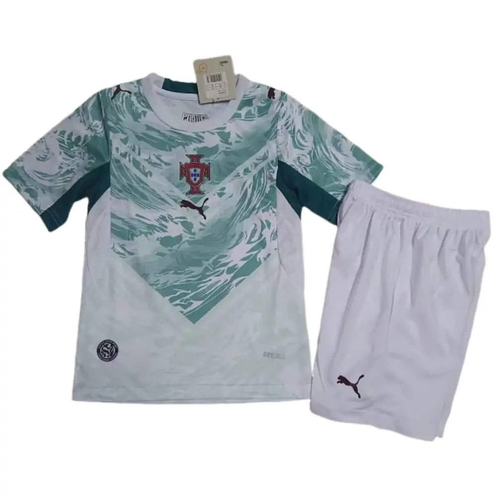 2026 World Cup Portugal Away Jersey Children's Set - Fans Edition
