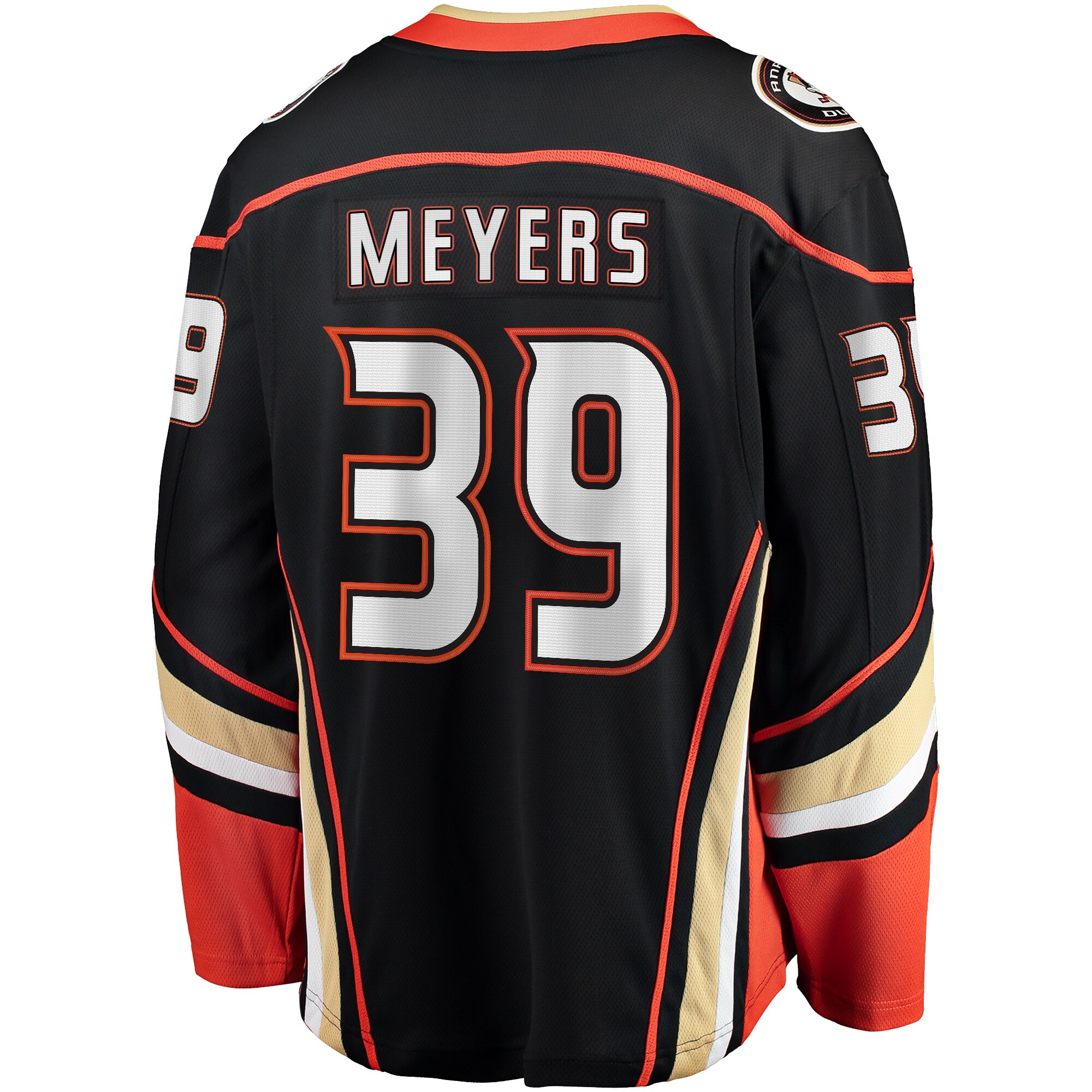 Ben Meyers Anaheim Ducks Fanatics Home Premier Breakaway  Jersey – Black