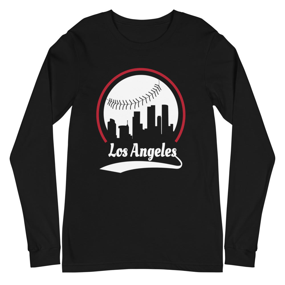 Unisex Los Angeles Angels Baseball Long Sleeve Tee Shirt