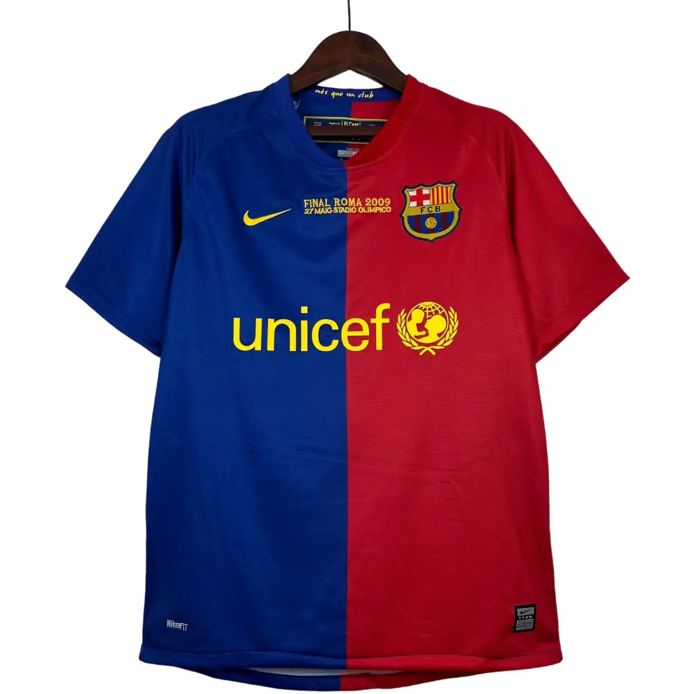 2008/09 Barcelona Home Retro Kit - UEFA Champions League - Fans Edition