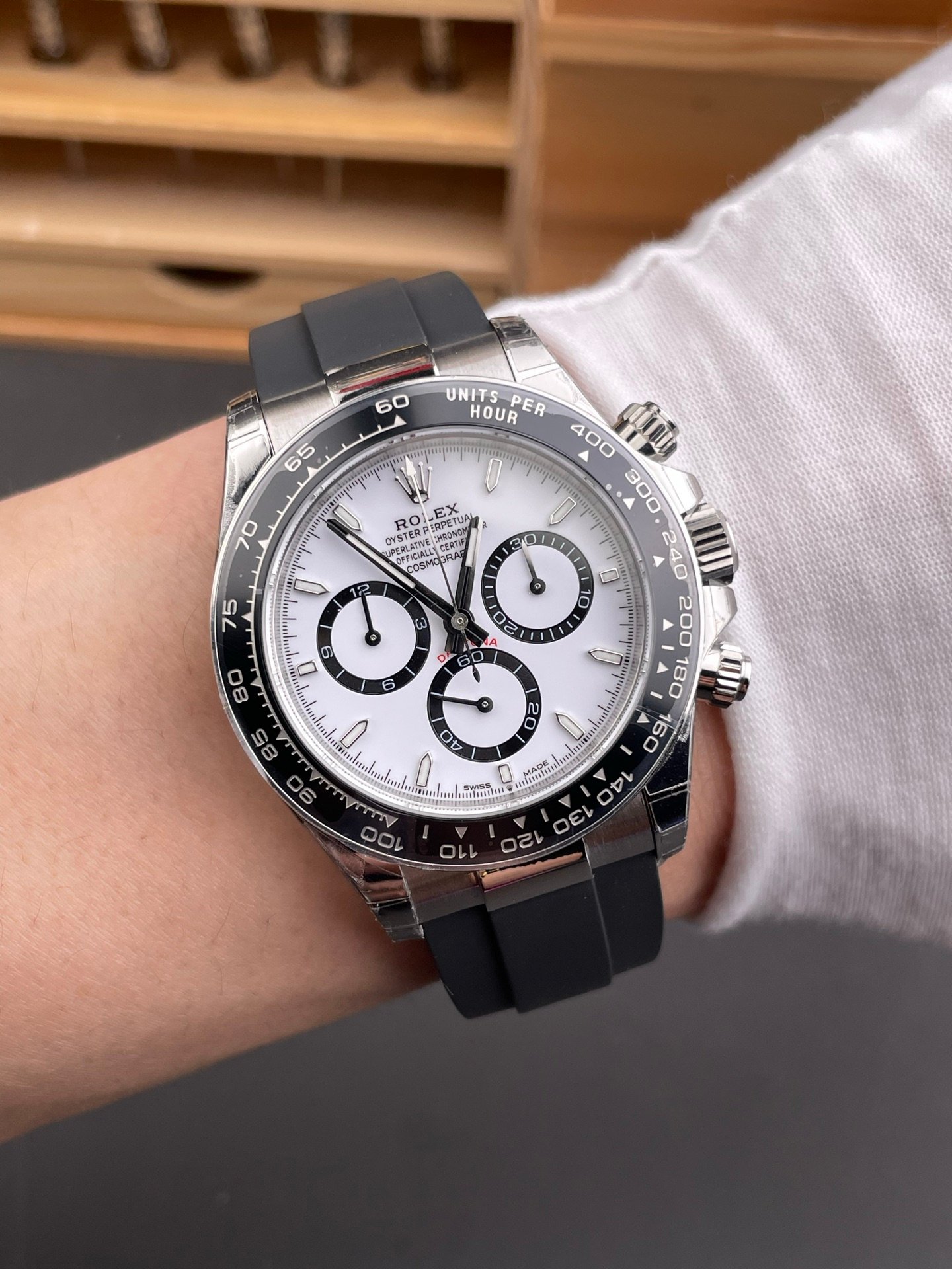 Rolex Daytona Panda Rubber