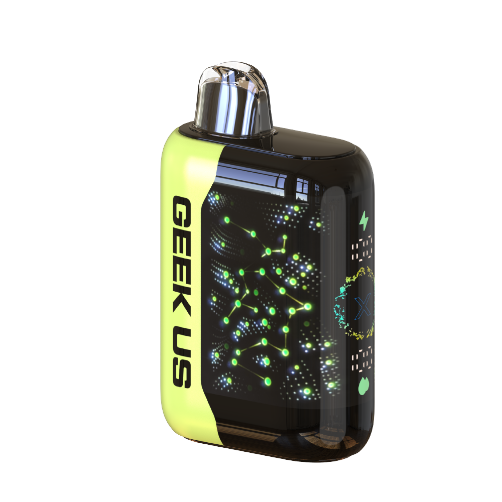 BANG x GEEK US 40 000 potahů | Prémiová e-cigareta s 3D displejem a nastavitelným Airflow