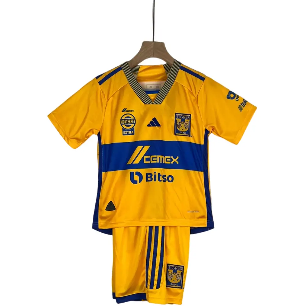 2023/2024 Tigres Home Football Shirt Kids Size