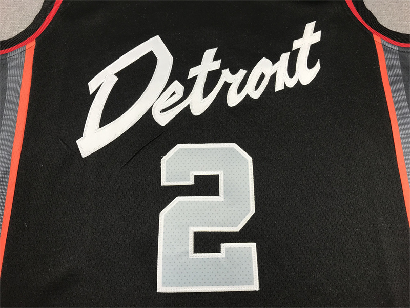 Unisex Pistons 2024/25 Embroidered Swingman Jersey City Edition