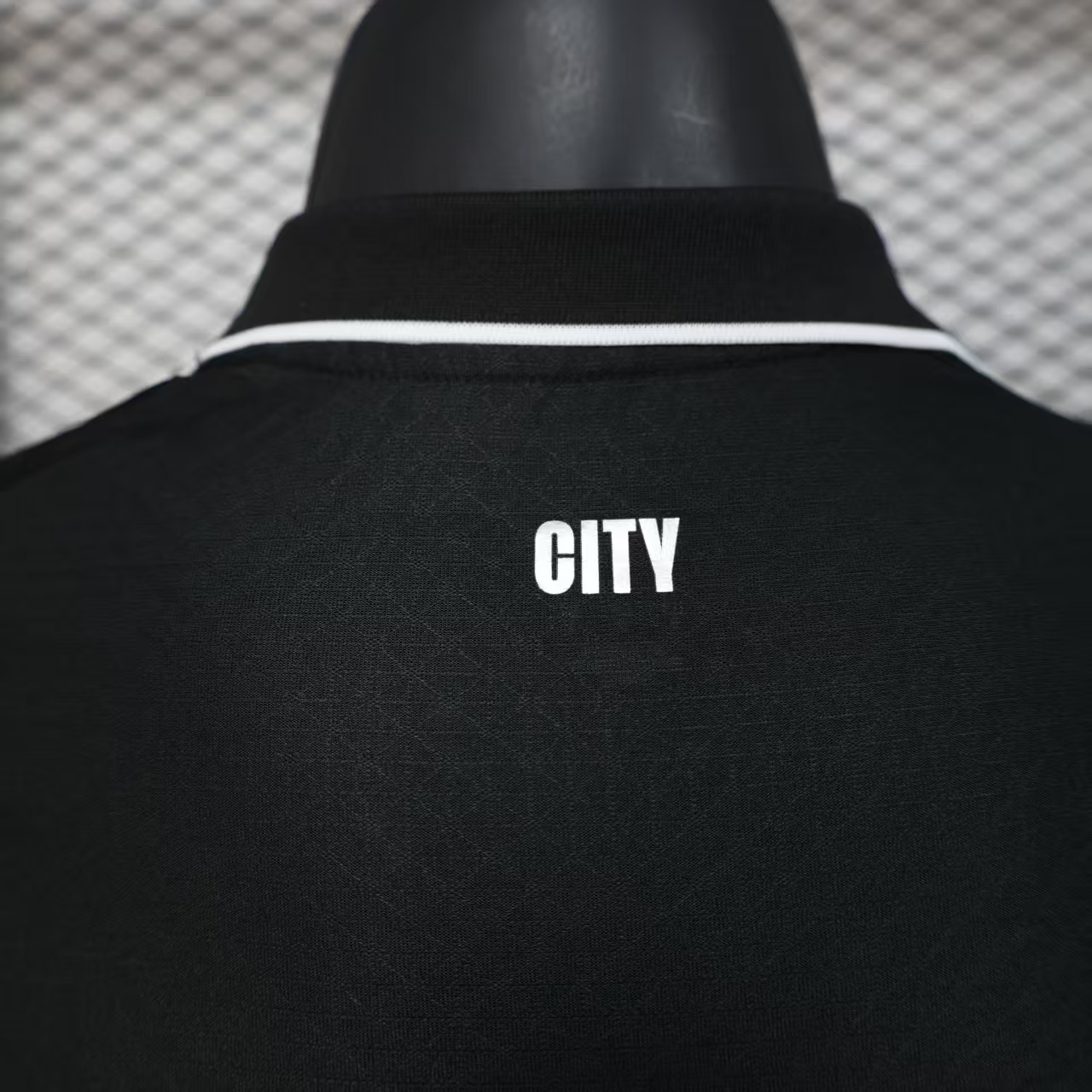 2025-26 Manchester City Black Away Jersey - Player Edition